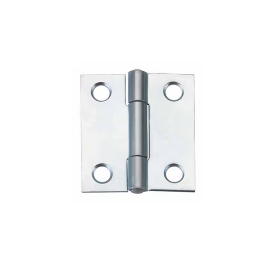 A-1 Hardware 1-1/2-in Silver Interior/Exterior Door Hinge (2 Pack)
