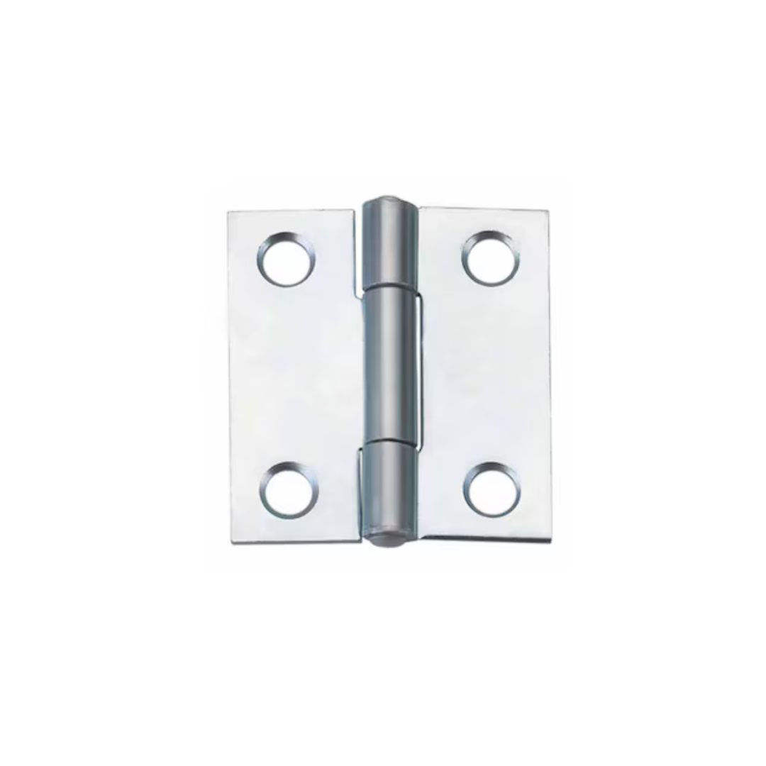 A-1 Hardware 1-1/2-in Silver Interior/Exterior Door Hinge (2 Pack)