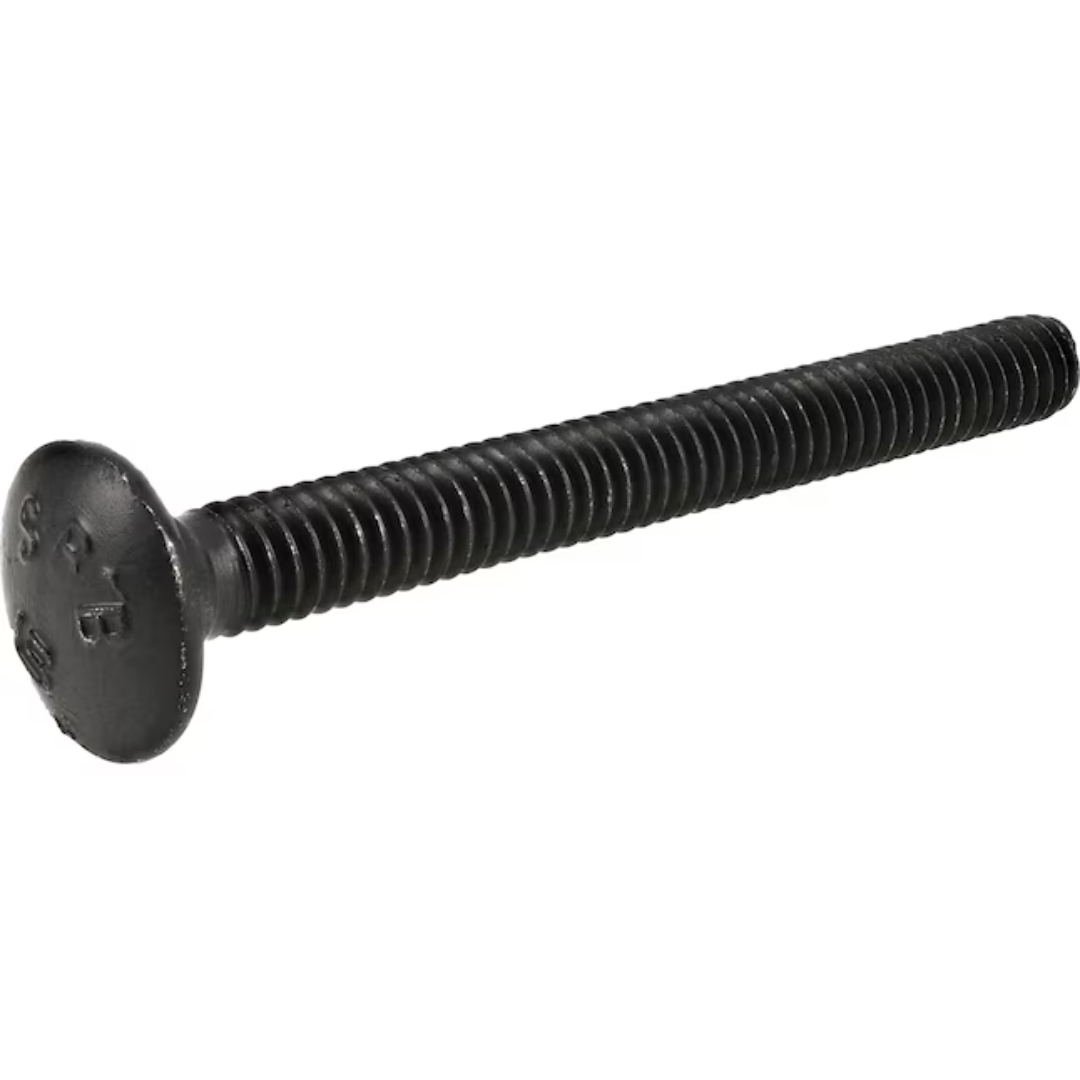 A-1 Hardware 2-12-in Coated Coarse Thread Exterior Carriage Bolt
