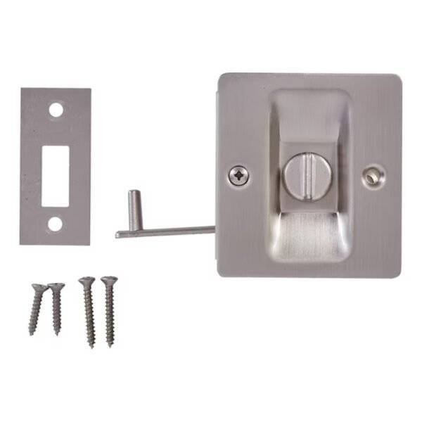 A-1 Hardware 2.75-Inches Satin nickel Pocket Door Pull
