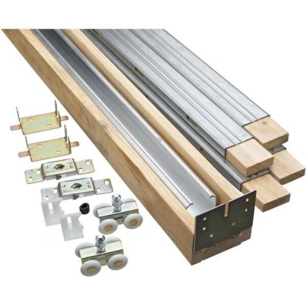 A-1 Hardware 10-Piece 36-Inches Pocket door Sliding Closet Door Track kit